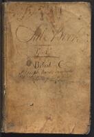 Sale book, Book C, 1747-1748