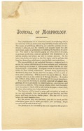 Journal of morphology