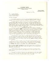 U.S. Forest Service - Correspondence, 1958-1961