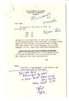 Thomas R. Smith II - Correspondence, Folder 2