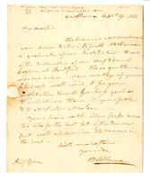 Benjamin Silliman to Prof. [Jacob] Green, Princeton. Formerly identified as Letter to Prof. [Ashbel] Green., 1821 September 19