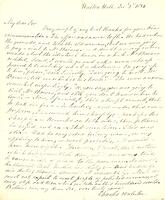 Charles Waterton to Edward Charlesworth, 1854 December 2