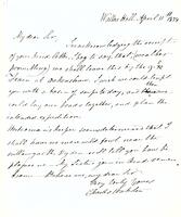 Charles Waterton to Edwin Green, 1858 April 11