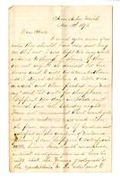 W. R. Taggart to A. C. Peale, 1873 November 13