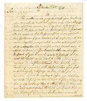 John Brevitt and Richard Booth to Benjamin Franklin, 1779 October 18