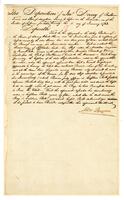 John Dorsey, Deposition, 1783 January 18