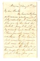 Stirling, Elizabeth to Charles Willing, 1849 February 21