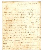 Henslow, J. S. (John Stevens) to William Hutton, 1838 November 25