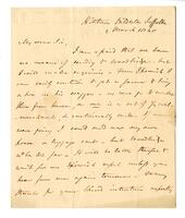 Henslow, J. S. (John Stevens) to William Hutton, 1840 March 9