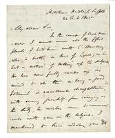 Henslow, J. S. (John Stevens) to William Hutton, 1845 October 24