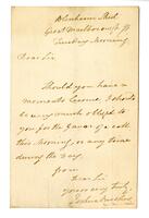 Brookes, Joshua to [John E. Gray], n.d.