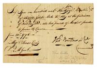 Butler, Thomas to Isaac Craig, 1796 June 21