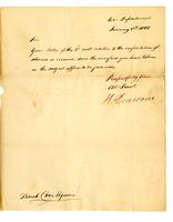 Dearborn, Henry to Tench Coxe, 1805 January 8