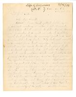 Lesquereux, Leo to J. Peter Lesley #8, 1886 March 26