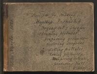 Receipts for making Megellup, Varnish, & Drying Oil; also for cleaning pictures . . .