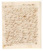 Franklin, William Temple to George Fox, 1794 August 8