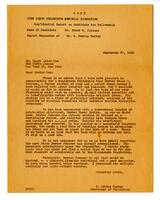 Guggenheim, John Simon, Memorial Foundation - Correspondence, n.d.