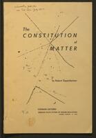 The Constitution of Matter