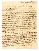 Michaux, André to [John Wakefield] Francis, New York, 1817 August 22