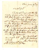 Michaux, André to [John Wakefield] Francis, New York, 1817 January 29