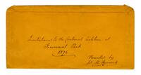 Invitations, Centennial Exhibtion, Constitutional Convention Centennial, 1876-1887