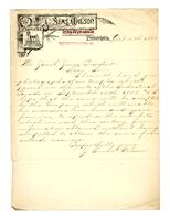 Wilson, J. Sims to Jacob Jones, 1887 October 11