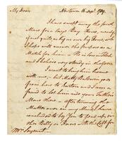 Sergeant, John to Mrs. Sergeant, 1789 September 16