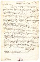 Adams, Dr. Samuel to Sally Preston Adams, 1781 October 3