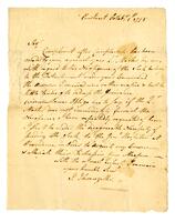 Ehrenzeller, Dr. Jacob to Henry Jackson, 1778 October 1