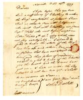 Durkee, John to John Sumner, 1779 February 15