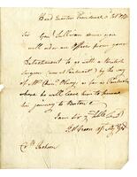 Green, John Morley to Henry Jackson, 1774 July 7