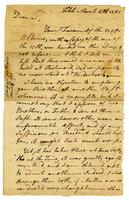 Hughes, Hugh to David Wolfe, 1781 March 4