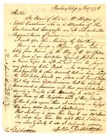 Huntington, Jedediah to Jabez Huntington, 1776 February 19