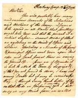 Huntington, Jedediah to Jabez Huntington, 1776 February 13