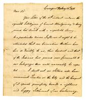 Huntington, Jedediah to Andrew Huntington, 1776 March 13