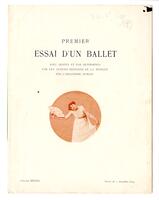 Atelier Mucha -- Premier Essai d'un Ballet: Avec Gestes et Pas Déterminés par les Actions Réflexes de la Musique sur l'Organisme Humain, 1899 December 3