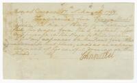 Nuttel, John to George Washington, 1797 March 17