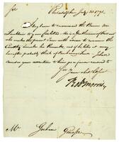 Morris, Robert to Nathaniel Gorham, 1791 July 30