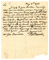 Morris, Robert to George Harrison, 1798 May 21