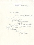 Edel, Mrs. Bertha C. (Mrs. Leon): From Boas. 1939 July 6