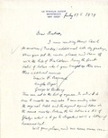 Edel, Mrs. Bertha C. (Mrs. Leon): From Boas. 1939 July 17