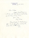 Edel, Mrs. Bertha C. (Mrs. Leon): From Boas. 1939 July 17