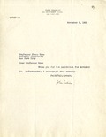 Erskine, John: To Boas. 1933 Nov. 3