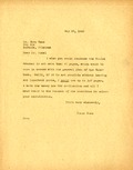 Haas, Mary R.: From Boas. 1940 May 20