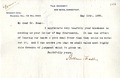 Hadley, Arthur T.: To Boas. 1905 May 15