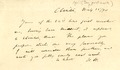 Hale, Horatio: To Boas. 1890 May 25