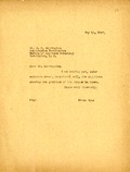 Harrington, John P.: From Boas. 1929 May 16