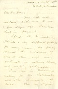 Harrington, M. Raymond: To Boas. 1908 Mar. 26