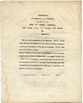 Proposals for publishing by subscription, a work on the fish of North America, with plates, drawn and coloured from nature. By C. A. Lesueur