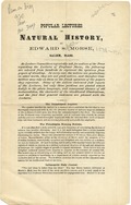 920 Pam. No. 349 - Popular lectures on natural history, ...as lecture committees repeatedly ask for notices of the press regarding the lectures of Professor Morse, the following are selected from hundreds